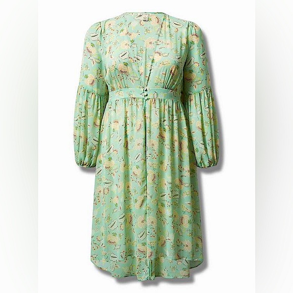 torrid Other - Festi RETAIL: $90 Chiffon Kimono Puff Sleeve Tunic